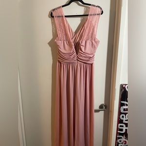 Pink bridesmaid/ formal / party/ sweet 16/ wedding/ gala / ball